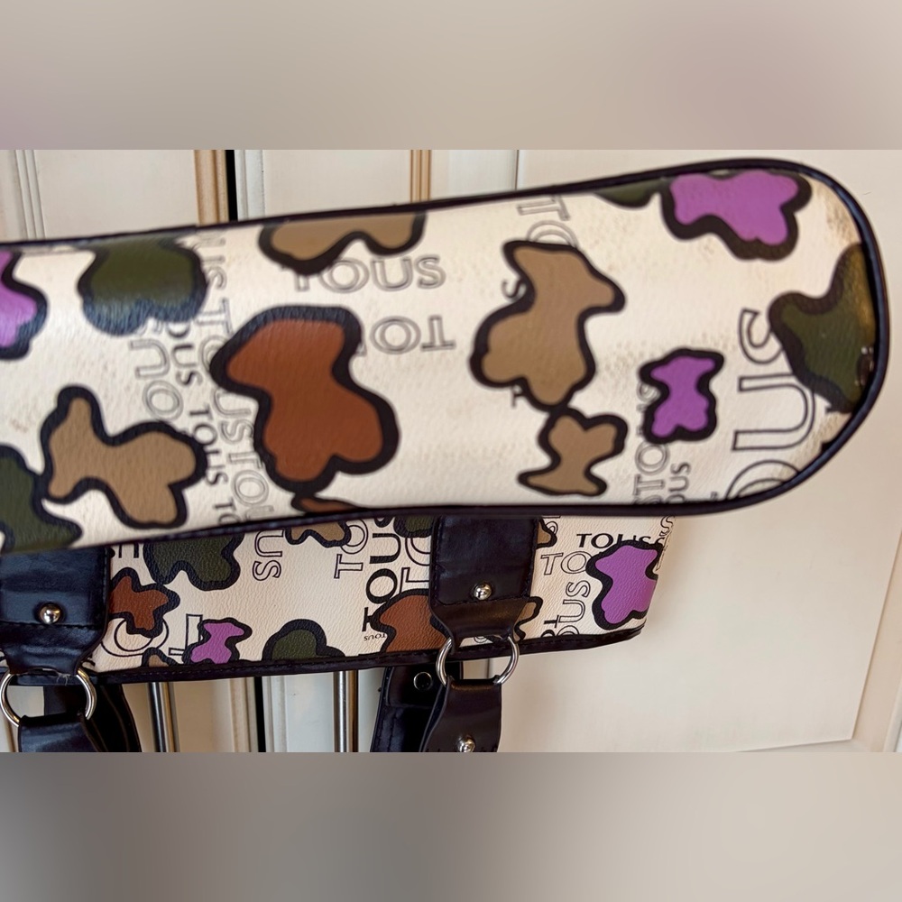 Tous Black and Multicolor PVC Tote Bag - Picture 10 of 11